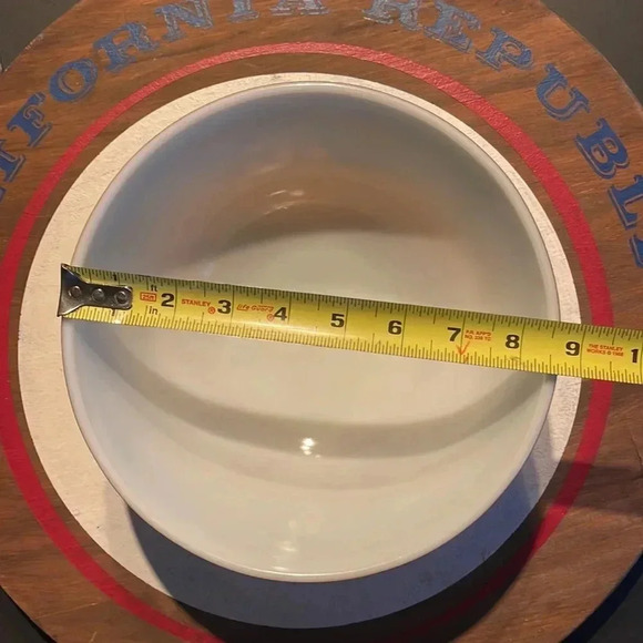 Vintage Pyrex 2 1/2 QT. Old Orchard Mixing Bowl #403 With Glass Lid - Picture 16 of 16